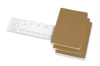 Moleskine Cahier, 3er Set, Kartoneinband