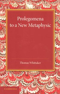 Produktbild: Prolegomena to a New Metaphysic