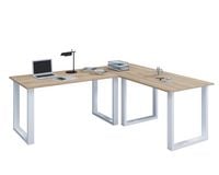 Produktbild: U Schreibtisch Eckschreibtisch L Form 130x130x50