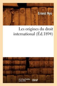 Produktbild: Les origines du droit international (&Eacute;d.1894)