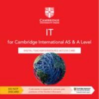 Produktbild: Cambridge International AS & A Level IT Digital Teacher's Resource Access Card