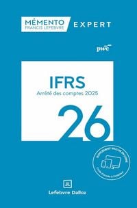 Produktbild: IFRS 26 : arr&ecirc;t&eacute; des comptes 2025