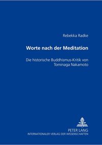 Produktbild: &laquo;Worte nach der Meditation&raquo;