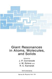 Produktbild: Giant Resonances in Atoms, Molecules, and Solids