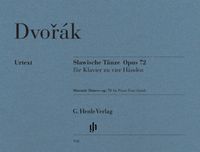 Bild vom Artikel Antonín Dvorák - Slawische Tänze op. 72 für Klavier zu vier Händen vom Autor Antonín Dvorák