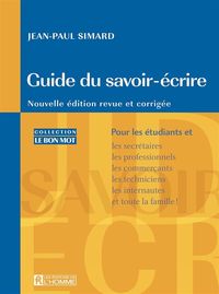 Produktbild: Guide du savoir - &eacute;crire