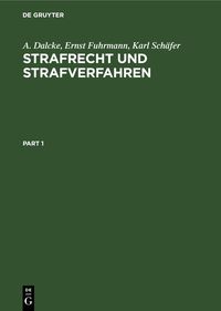 Produktbild: Strafrecht und Strafverfahren