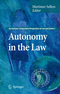 Produktbild: Autonomy in the Law