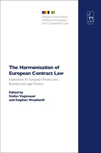 Produktbild: The Harmonisation of European Contract Law