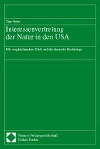 Produktbild: Interessenvertretung der Natur in den USA