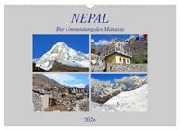 Produktbild: NEPAL, die Umrundung des Manaslu (Wandkalender 2026 DIN A3 quer), CALVENDO Monatskalender