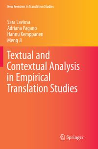 Produktbild: Textual and Contextual Analysis in Empirical Translation Studies