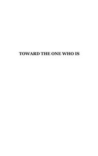 Produktbild: Toward the one who is - chronicle of inv