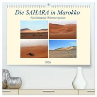 Produktbild: Die SAHARA in Marokko, Faszinierende W&uuml;stenregionen (hochwertiger Premium Wandkalender 2026 DIN A2 quer), Kunstdruck in Hochglanz