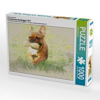 Produktbild: CALVENDO Puzzle Ein Motiv aus dem Kalender Franz&ouml;sische Bulldoggen 2017 | 1000 Teile Lege-Gr&ouml;&szlig;e 64x48cm Foto-Puzzle f&uuml;r gl&uuml;ckliche Stunden