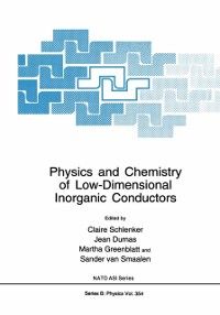 Produktbild: Physics and Chemistry of Low-Dimensional Inorganic Conductors