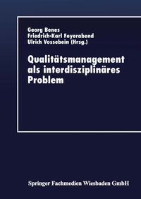 Produktbild: Qualit&auml;tsmanagement als interdisziplin&auml;res Problem