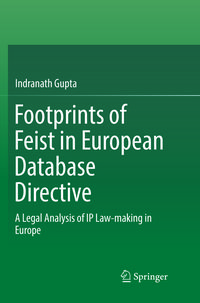 Produktbild: Footprints of Feist in European Database Directive