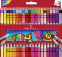 Produktbild: Faber-Castell Doppelfasermaler, 40er Set