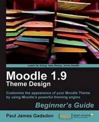 Produktbild: Moodle 1.9 Theme Design Beginner's Guide