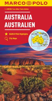 MARCO POLO Kontinentalkarte Australien 1:4 Mio. Marco Polo