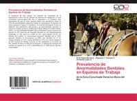 Produktbild: Prevalencia de Anormalidades Dentales en Equinos de Trabajo