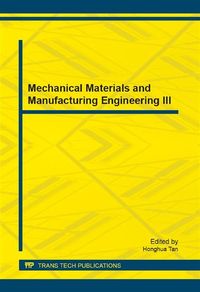 Produktbild: Mechanical Materials and Manufacturing Engineering III