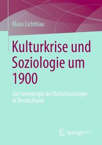 Produktbild: Kulturkrise und Soziologie um 1900