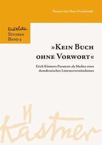 Produktbild: "Kein Buch ohne Vorwort"