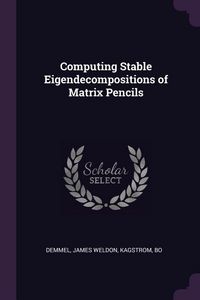 Produktbild: Computing Stable Eigendecompositions of Matrix Pencils