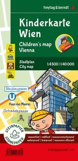Produktbild: Freytag & berndt Stadtplan Kinderkarte Wien 1:40.000