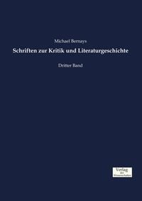 Produktbild: Schriften zur Kritik und Literaturgeschichte