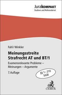 Produktbild: Jura kompakt / Meinungsstreite Strafrecht AT und BT/1