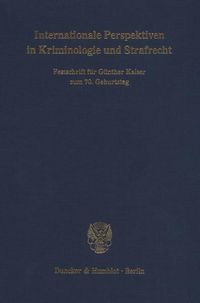 Produktbild: Internationale Perspektiven in Kriminologie und Strafrecht.