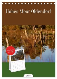 Produktbild: Tischplaner 2027 - Hohes Moor Oldendorf (A5 Tischkalender zum Aufstellen) CALVENDO