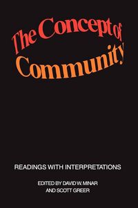 Produktbild: The Concept of Community
