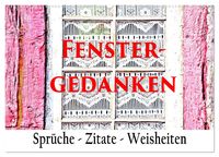 Produktbild: Fenster Gedanken (Wandkalender 2026 DIN A2 quer), CALVENDO Monatskalender