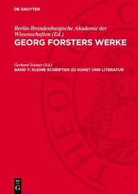Produktbild: Kleine Schriften zu Kunst und Literatur