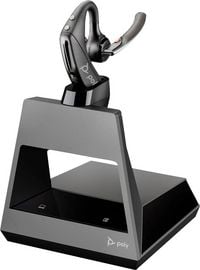 Produktbild: HP Poly Voyager5200 Office In Ear Headset Bluetooth&reg;, Kabellos Schwarz mit Bluetooth&reg; Basisstation