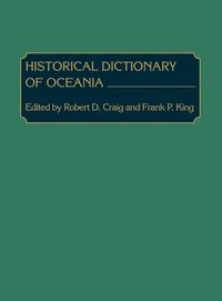Produktbild: Historical Dictionary of Oceania