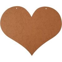 Produktbild: Creativ Company Herz, Gr&ouml;&szlig;e 50x40 cm, Dicke 5 mm, 1 Stk