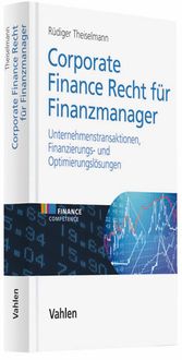 Produktbild: Corporate Finance Recht f&uuml;r Finanzmanager