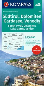 Bild vom Artikel KOMPASS Autokarte Südtirol, Dolomiten, Gardasee, Venedig 1:250.000 vom Autor Kompass-Karten GmbH