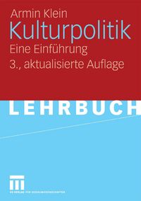 Produktbild: Kulturpolitik