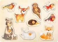 Produktbild: Setzpuzzle Waldtiere
