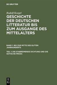 Produktbild: Die stabreimende Dichtung und die gotische Prosa