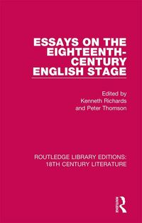 Produktbild: Essays on the Eighteenth-Century English Stage