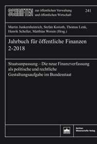 Produktbild: Jahrbuch f&uuml;r &ouml;ffentliche Finanzen (2018) 2