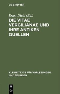 Produktbild: Die Vitae Vergilianae und ihre antiken Quellen