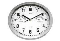 Produktbild: Mebus 06992 Quarz Wanduhr 25.5cm Silber